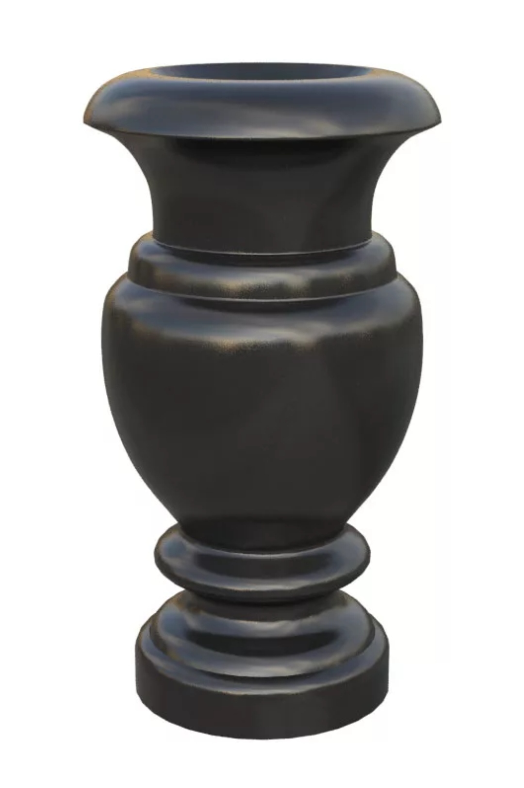 Гранитная ваза габбро